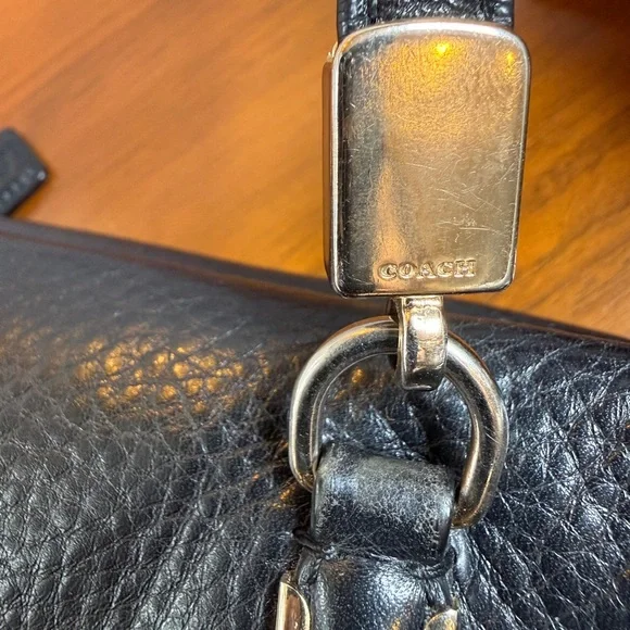 Coach Madison Madeline Easy West Satchel Shoulder Strap Gold Turn Lock Handbag - Picture 14 of 15